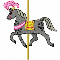 Horses Embroidery Design 10